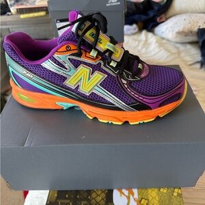 New Balance Purple and Orange Athletic Shoes